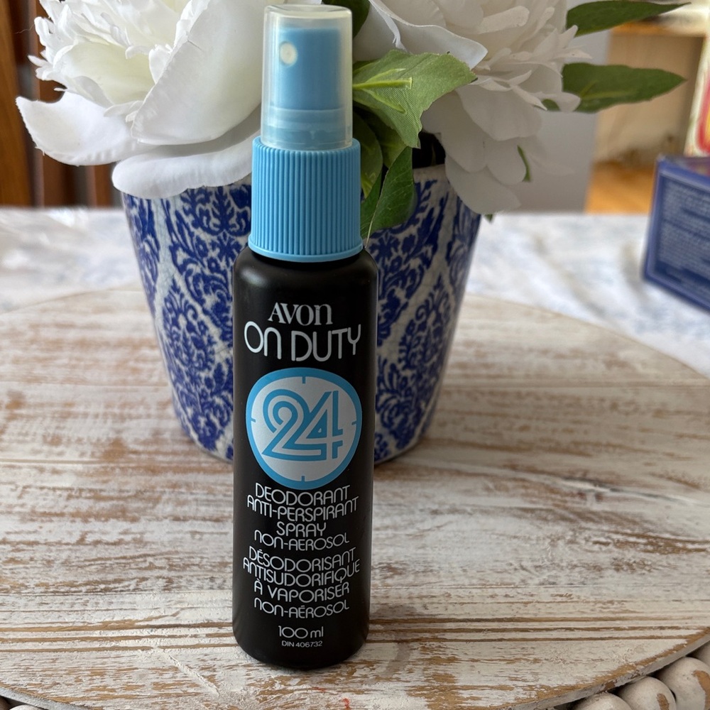 Vintage Avon On Duty 24 Deodorant Anti Perspirant Spray non aerosol
